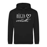 Unisex Hoodie Rügen verliebt Größe S-3XL