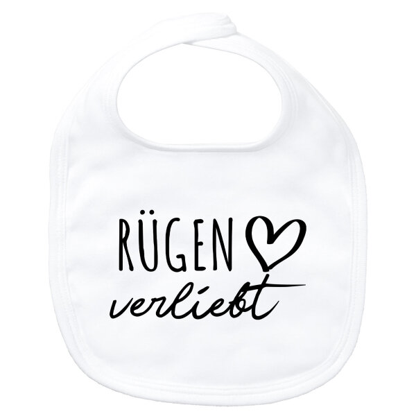 Baby Lätzchen Rügen verliebt