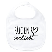 Baby Lätzchen Rügen verliebt