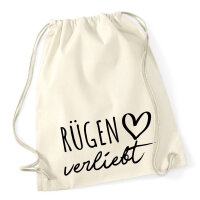 Turnbeutel Rügen verliebt 12 Liter