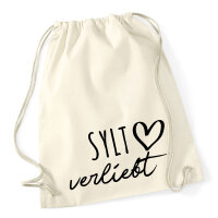 Turnbeutel Sylt verliebt 12 Liter
