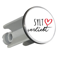 Waschbeckenstöpsel Sylt verliebt 4cm Abflussstopfen