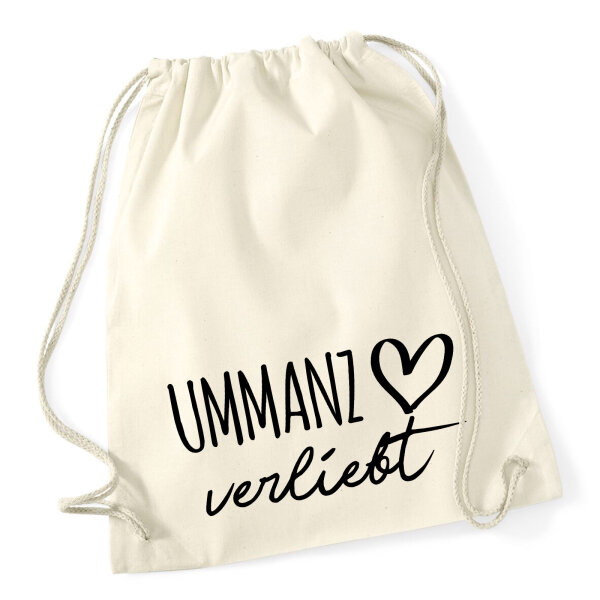 Turnbeutel Ummanz verliebt 12 Liter