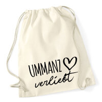 Turnbeutel Ummanz verliebt 12 Liter