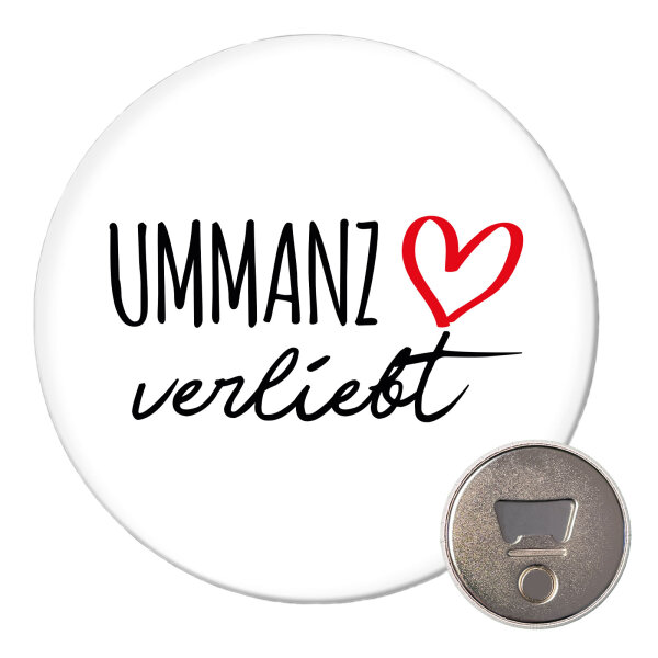 Magnet Ummanz verliebt 59mm Kühlschrankmagnet Flaschenöffner
