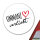 Aufkleber Ummanz verliebt 10cm Sticker