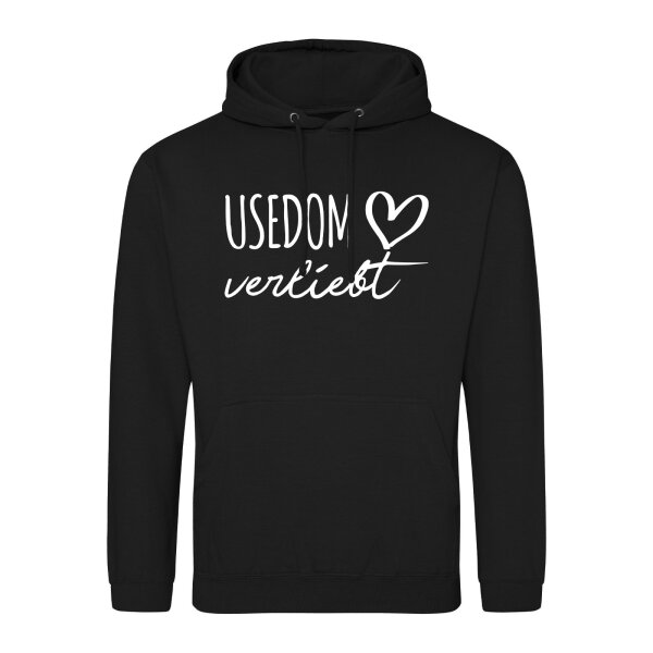 Unisex Hoodie Usedom verliebt Größe S-3XL