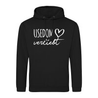 Unisex Hoodie Usedom verliebt Größe S-3XL