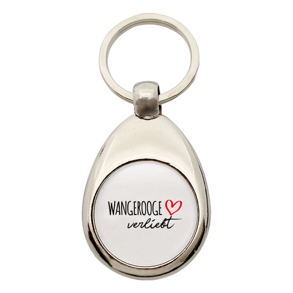 Schlüsselanhänger Wangerooge verliebt