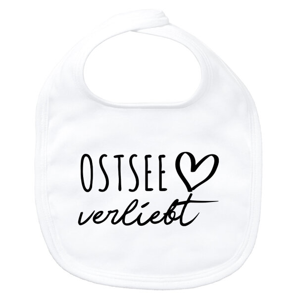 Baby Lätzchen Ostsee verliebt