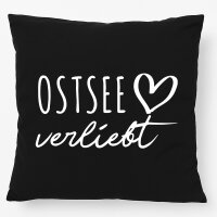 Kissen Ostsee verliebt 40x40cm