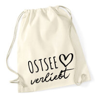 Turnbeutel Ostsee verliebt 12 Liter