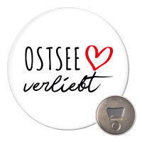 Magnet Ostsee verliebt 59mm Kühlschrankmagnet Flaschenöffner