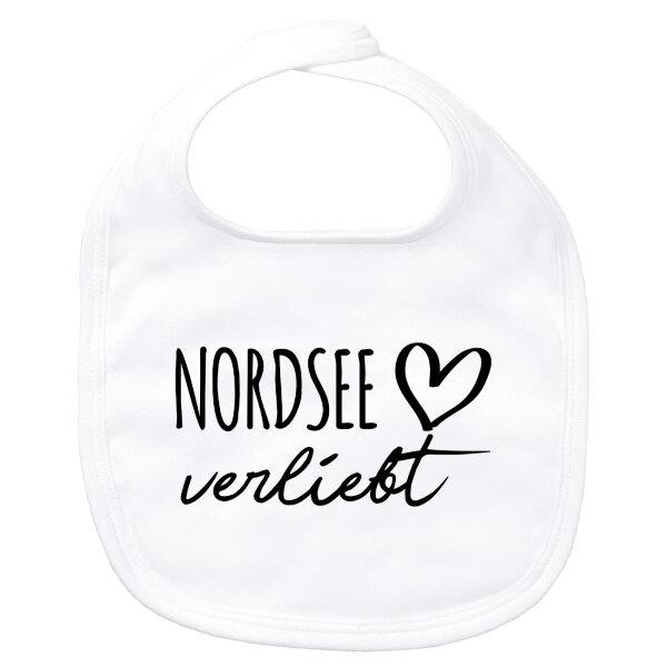 Baby Lätzchen Nordsee verliebt