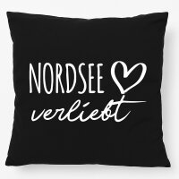 Kissen Nordsee verliebt 40x40cm