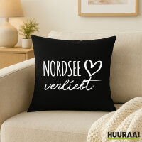 Kissen Nordsee verliebt 40x40cm