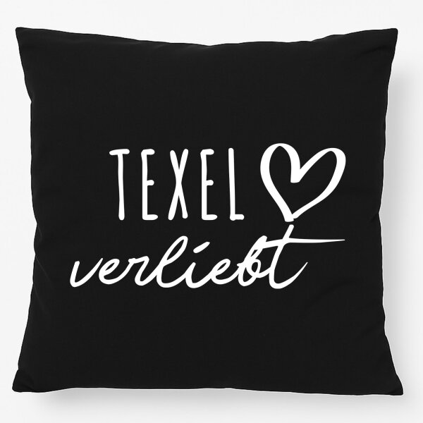 Kissen Texel verliebt 40x40cm