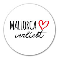 Aufkleber Mallorca verliebt 10cm Sticker