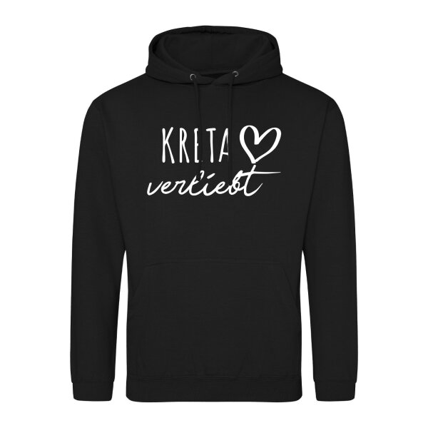 Unisex Hoodie Kreta verliebt Größe S-3XL
