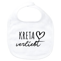 Baby Lätzchen Kreta verliebt