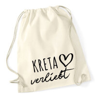 Turnbeutel Kreta verliebt 12 Liter