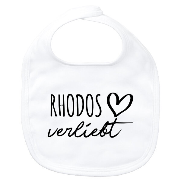 Baby Lätzchen Rhodos verliebt