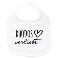 Baby Lätzchen Rhodos verliebt