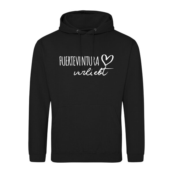 Unisex Hoodie Fuerteventura verliebt Größe S-3XL