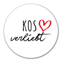 Aufkleber Kos verliebt 10cm Sticker