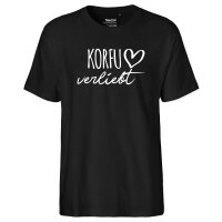 Herren T-Shirt Korfu verliebt Größe S-3XL