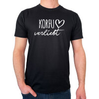 Herren T-Shirt Korfu verliebt