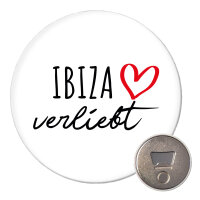 Magnet Ibiza verliebt 59mm K&uuml;hlschrankmagnet