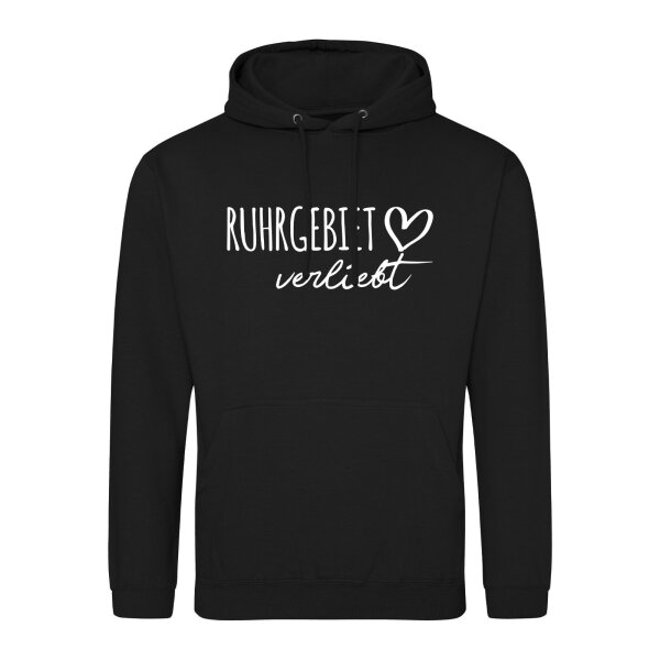 Unisex Hoodie Ruhrgebiet verliebt Größe S-3XL