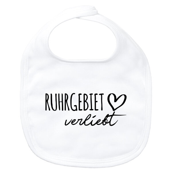 Baby Lätzchen Ruhrgebiet verliebt Klettverschluss
