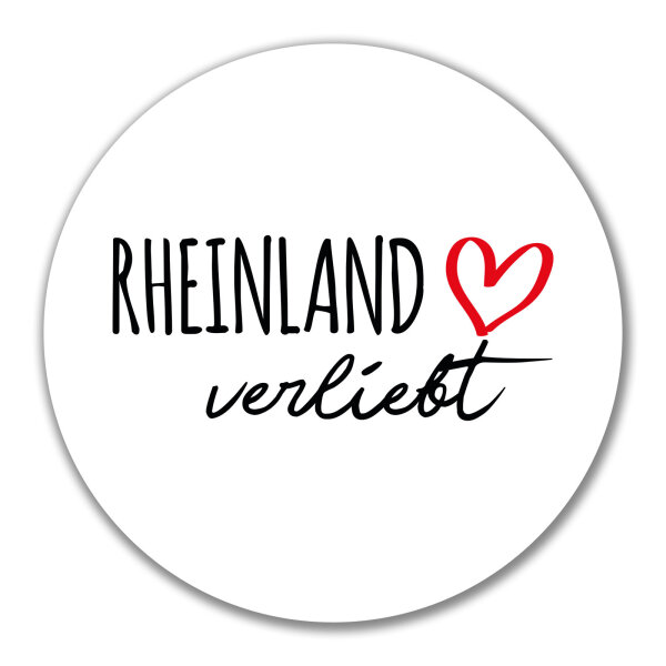 Aufkleber Rheinland verliebt 10cm Sticker