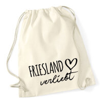Turnbeutel Friesland verliebt 12 Liter