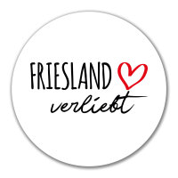 Aufkleber Friesland verliebt 10cm Sticker
