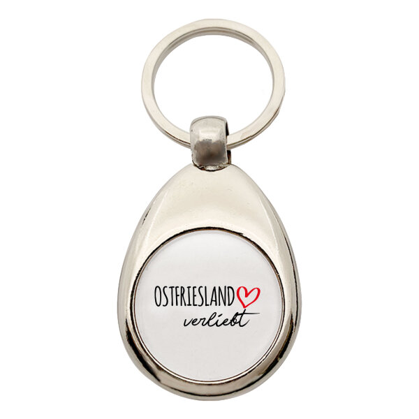 Schlüsselanhänger Ostfriesland verliebt