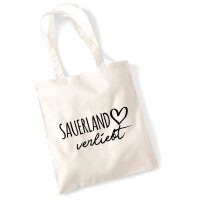 Jutebeutel Sauerland verliebt 10 Liter