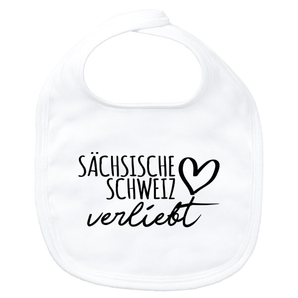 Baby Lätzchen Sächsische Schweiz verliebt Klettverschluss