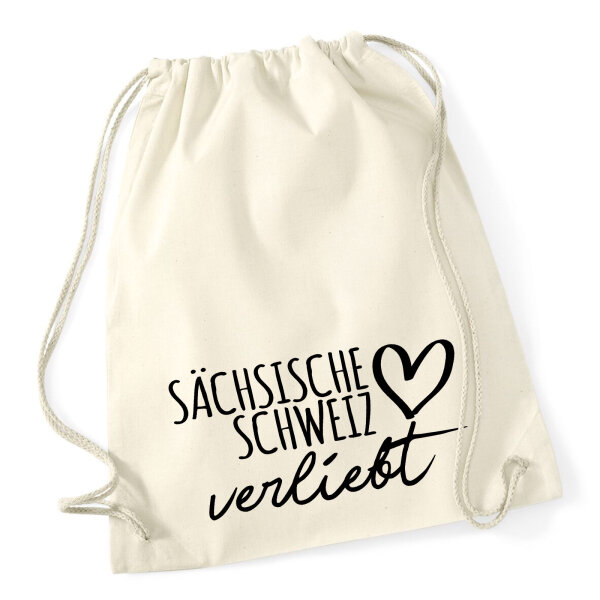 Turnbeutel Sächsische Schweiz verliebt 12 Liter