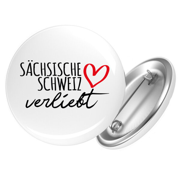 Button Sächsische Schweiz verliebt