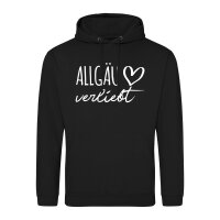 Unisex Hoodie Allgäu verliebt Größe S-3XL