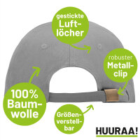 Baseball Cap Allgäu verliebt Dark Grey/White