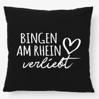 Kissen Bingen am Rhein verliebt 40x40cm