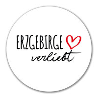 Aufkleber Erzgebirge verliebt 10cm Sticker