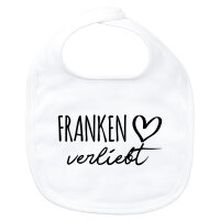 Baby L&auml;tzchen Franken verliebt Klettverschluss