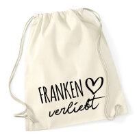 Turnbeutel Franken verliebt 12 Liter