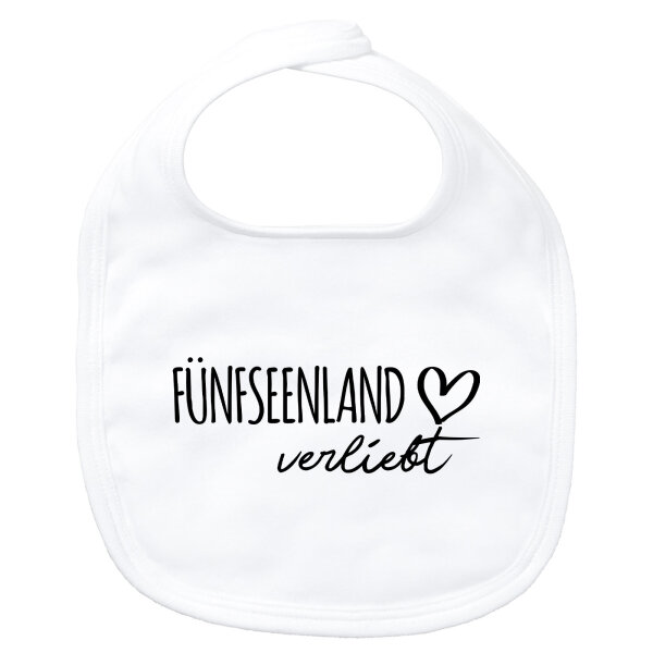 Baby Lätzchen Fünfseenland verliebt Klettverschluss