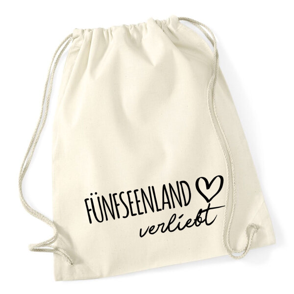 Turnbeutel Fünfseenland verliebt 12 Liter